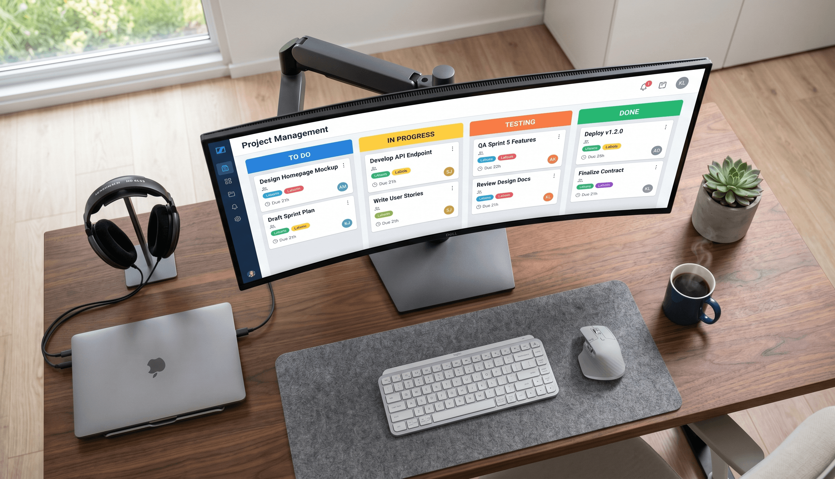 PrimeRealOps listing management system dashboard providing real estate operations support.